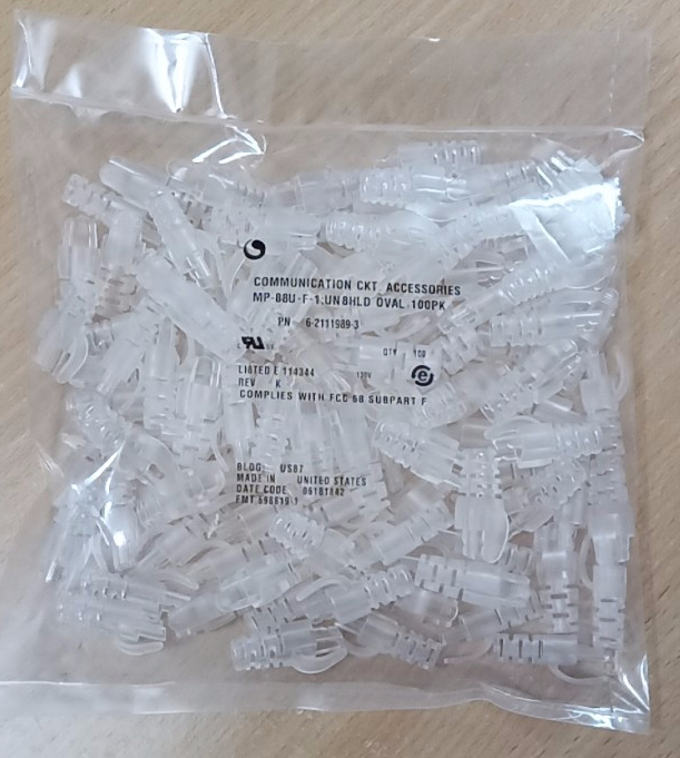 Đầu chụp mạng cat6 nhựa trong suốt